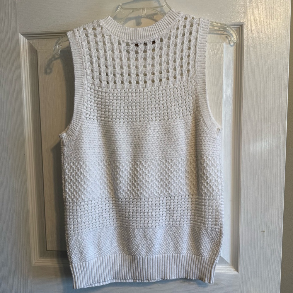 LOFT Knit Sweater Sleeveless Top NWOT - Picture 2 of 4